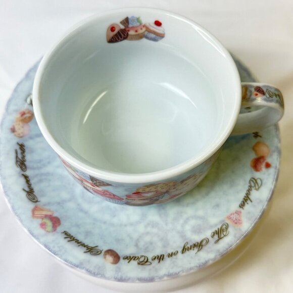 Paul Cardew Designs Cupcakes Cup and Saucer 8oz EUC Tea Party Cute Fun - Picture 11 of 11